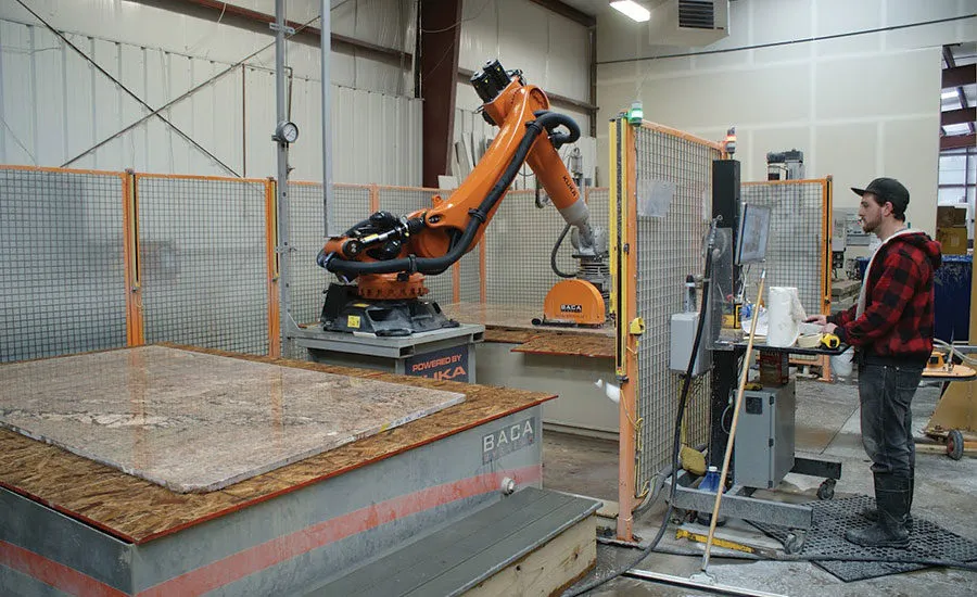 Crown Marble Granite automation robotics fabrication