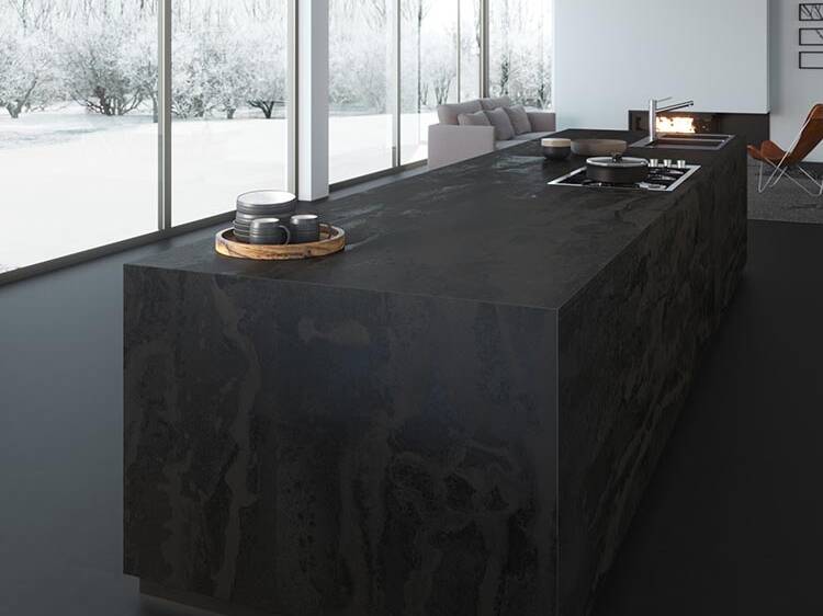 CrownMarble dekton countertop kitchen installation uai