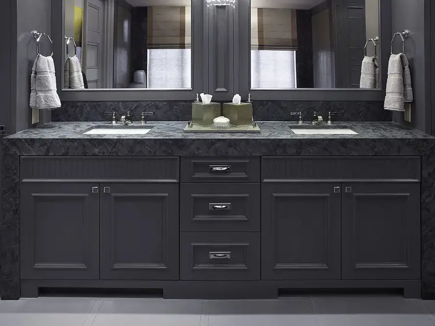 Granite Bella Notte Leather Custom Kitchen Countertops Toronto uai