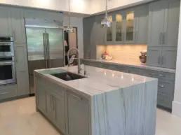 Quartzite Countertop Kitchen Instalation Toronto uai