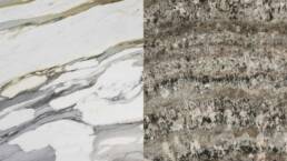 The difference between marble and granite
